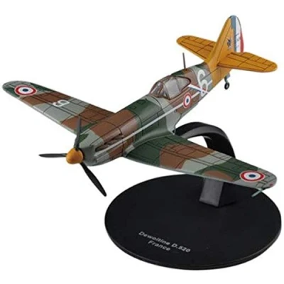 Image of Seven Secrets Dewoitine D.520 French WW2 Fighter Plane Model Aircraft 1:72 Scale LG37