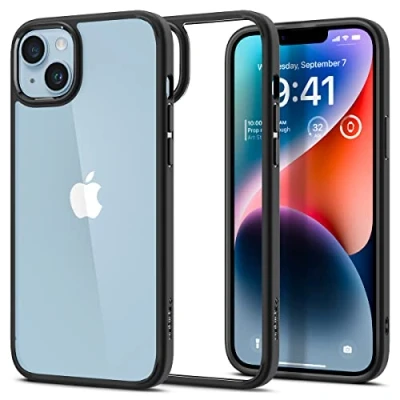 Image of Spigen Ultra Hybrid TPU Back Cover Black Apple iPhone 14 Plus