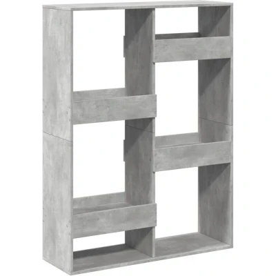 Image of vidaXL Room Divider Concrete Grey 100x33x135 cm Engineered Wood