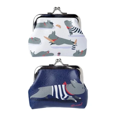 Image of Puckator Bertrand The French Bulldog Tic Tac Purse Ladies Women&#039;s Womens Slim Purses Wallets Wallet for Women Coin Pouch Men Card Holder with Zip Small Cash Bag Bags UK