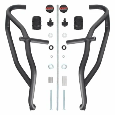 Image of GP Kompozit For CB125R / CB250R 2018 2023 Compatible Engine Guard Crash Bar Protection Black