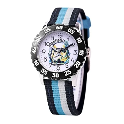 Image of STAR WARS Unisex Kids Analog Japanese Quartz Watch with Nylon Strap WSW001260