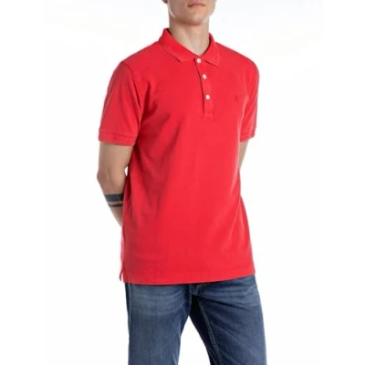 Image of Replay Polo shirt, Men&#039;s, Size: Medium, Imperial red