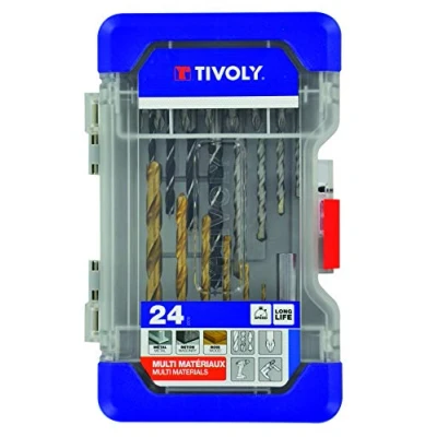 Image of Tivoly 11901170047 T23 LED Case of Drill Bits, 23 Pieces