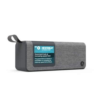 Image of Portable Wireless DAB/DAB+ Digital &amp; FM Radio with Bluetooth, Dual Alarm Clock, Battery or Mains Powered