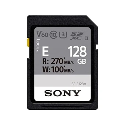 Image of Sony 128GB E Series UHS II SDXC Memory Card