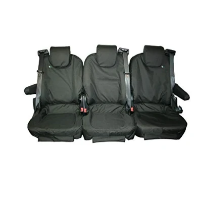 Image of Town &amp; Country Covers, Triple Folding Rear Seat Cover With Individual Base Cushions To Fit Ford Tourneo Custom Zetec