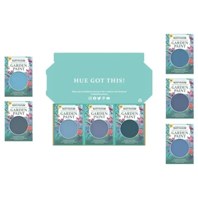Image of Rust Oleum Garden Paint in Gloss Finish Deep Blue Tester Box
