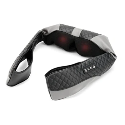 Image of Well Being Shiatsu Massager with Arm Loops Multiple Speed, Direction and Optional Heat Wearable Massage Device