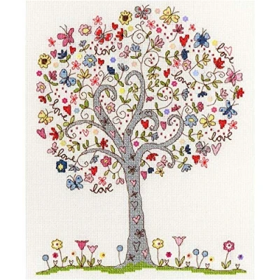 Image of Bothy Threads Cross Stitch Kit Love Tree