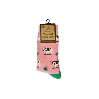 Image of Bartleby Funky Thermal Socks Grazing Cow