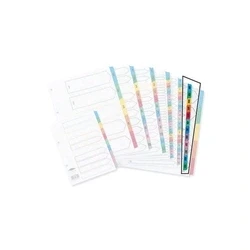 Image of Concord Index A4 January December White With Multicolour Tabs