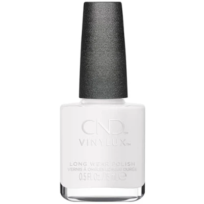 Image of CND Vinylux Long Wear Nail Polish (No Lamp Required), 15 ml, White, Cream Puff