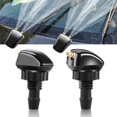 Image of OWNPET 1 Pair Front Windscreen Wiper Washer Nozzle Jet, For Peugeot 206 406 407 207 208 308 508 2008 3008 4008 6008 301 408
