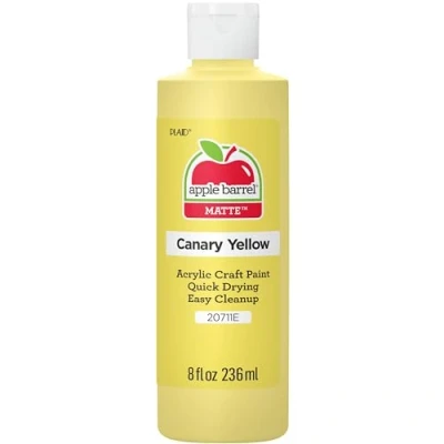 Image of Apple Barrel Acrylic Paint, Canary Yellow, 8 oz