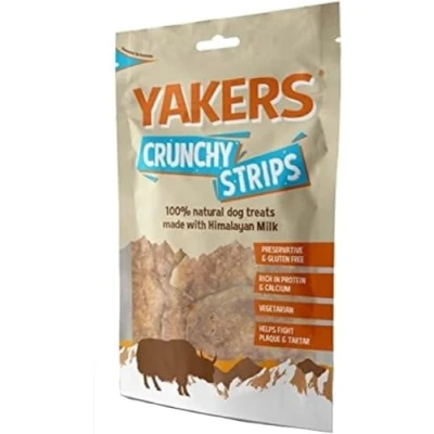 Image of Yakers Natural Dog Treats Crunchy Strips Dry Yak Milk, 70 g