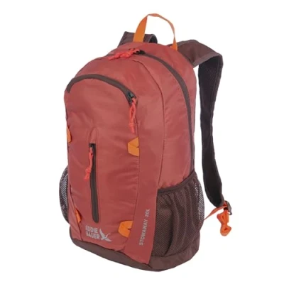 Image of Eddie Bauer Stowaway Packable Backpack Made from Ripstop Polyester Hiking, Burgundy, 20 Grande Longueur