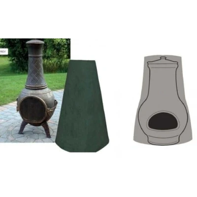 Image of Furniture outdoor garden patio rattan cover indoor sofa waterproof protector (LARGE CHIMNEY COVER)