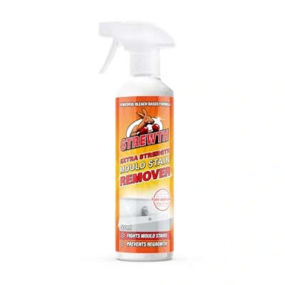 Image of Strewth Mould Stain Remover Foam Action Spray, Removes Mouldy Stains From Walls, Tiles, Silicone Seals &amp; More 500ml