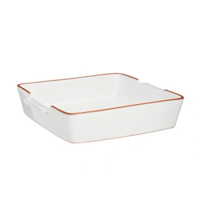 Image of Premier Housewares Calisto Square Baking Dish, Ceramic, 1.95 L White