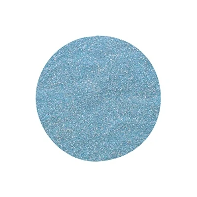 Image of Craftplay Coloured Glitter Art Sand 400 Gram Bag Kids Mix of fine Silver &amp; Sand! Light Blue