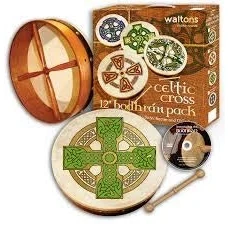 Image of Waltons 12&quot; Cloghan Cross Bodhran