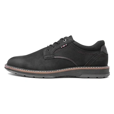 Image of Relife Mikey Mens Black Lace Up Shoe Size 8 UK