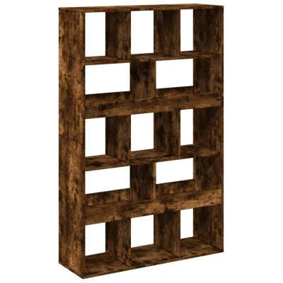 Image of vidaXL Room Divider Smoked Oak100x33x156.5 cm Engineered Wood