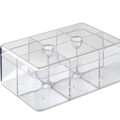 Image of Mepal Tea Box Rectangular 6 Compartment