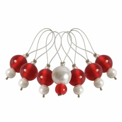 Image of KNIT PRO KP10937 Zooni: Bead Stitch Markers: Amaranth