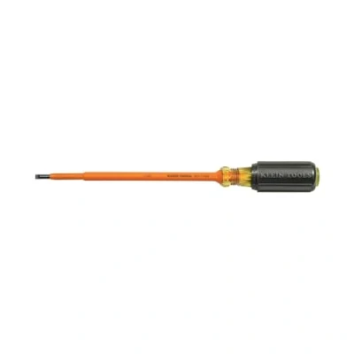 Image of 3/16 Inch Insulated Cabinet Tip Screwdriver with 7 Shank KLEIN TOOLS 601 INS