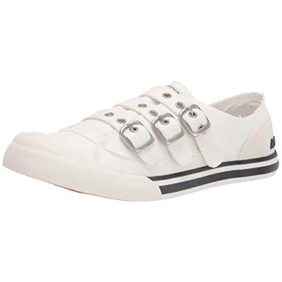 Image of Rocket Dog Women&#039;s Jolissa Ranger Cotton Fashion Sneaker, White, 9 UK