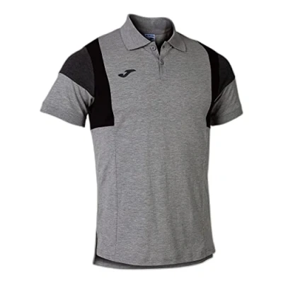 Image of Joma Polo Short Sleeve Comfort Iii Grey Melange, XL