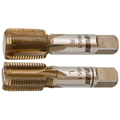 Image of Unior URT109 Pedal Taps Pair Silver, M16 x 1.25