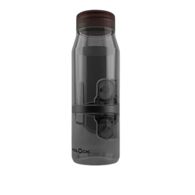 Image of Fidlock Twist 800 Drinking Bottle with Connector Transparent Black