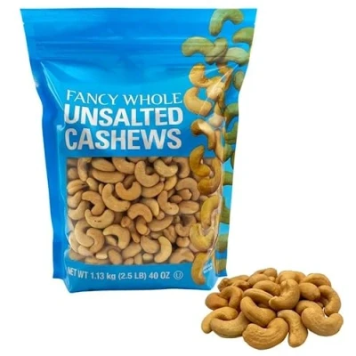 Image of Concepta London Unsalted &amp; Roasted Cashews Bag, 1.13kg
