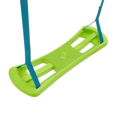 Image of TP Toys, Green TP929 3 In 1 Swing Seat, Swings 1, Modes Of Use Sit, Stand And Trapeze Mode. Robust Plastic With Grip Surface Finish. UV Resistant Webbing, Seat Attachment Frame Years+