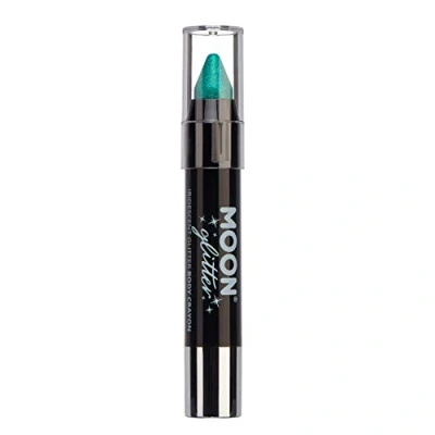 Image of Iridescent Glitter Paint Stick/Body Crayon makeup for the Face &amp; Body by Moon 3.5g Green