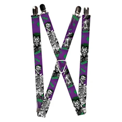 Image of Buckle Down Men&#039;s Suspender Joker, Multi, One Size