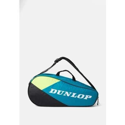 Image of Dunlop TAC Sxclub 10 Racket Unisex bag, Size: One Size, Teal/black/yellow