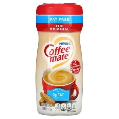 Image of Nestle Coffee Mate Original Fat Free Powdered Creamer 453g (16oz)