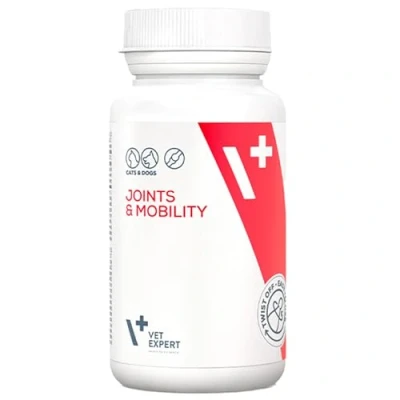 Image of Vet Expert joints &amp; Mobility Supplement for Dogs and Cats Supports healthy with Glucosamine, Chondroitin, Hyaluronic Acid, Vitamins C E, Manganese 30 Twist Off Capsules
