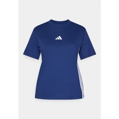 Image of adidas Sportswear Print Tshirt, Women&#039;s, Size: XL, Dark blue/white