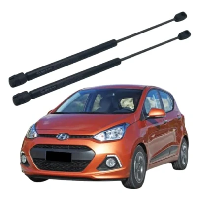Image of TURKAS, 2x Rear Tailgate Boot Gas Spring Struts For HYUNDAI I10, (2013 ONWARDS), Lift Support System 350 (N) 442mm