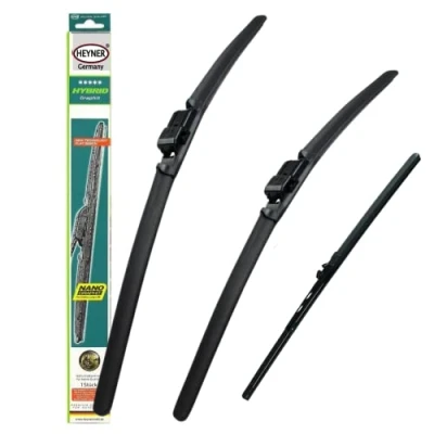 Image of Heyner Front Rear Windscreen Wiper Blades fits: BMW X3 2010 2017 F25 HH2620SL13W