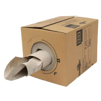 Image of Speedman Recycled Paper Box 390mm x 450m Void Fill in Handy Dispenser Ready to Use, Compact &amp; Eco Friendly Filling Paper, Parcel Stuffing Protective for Packing