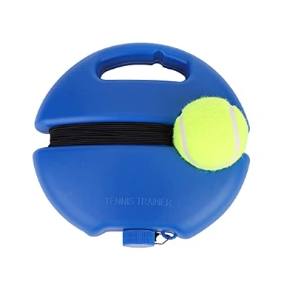 Image of RiToEasysports Tennis Trainer Rebound Baseboard Self Training with String Ball for Kids Adults Beginners Combination Fitness Products