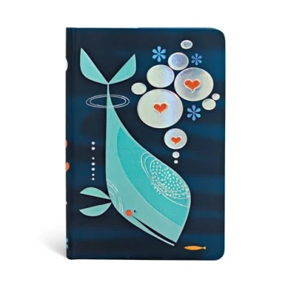 Image of Paperblanks Hardcover Journals, Whale and Friend, Lined (Tracy Walker s Animal Friends): Mini