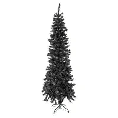 Image of Christmas Workshop 6ft Black Slim Line Tree