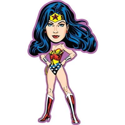 Image of Plasticolor Wonder Woman Wiggler Car Air Freshener